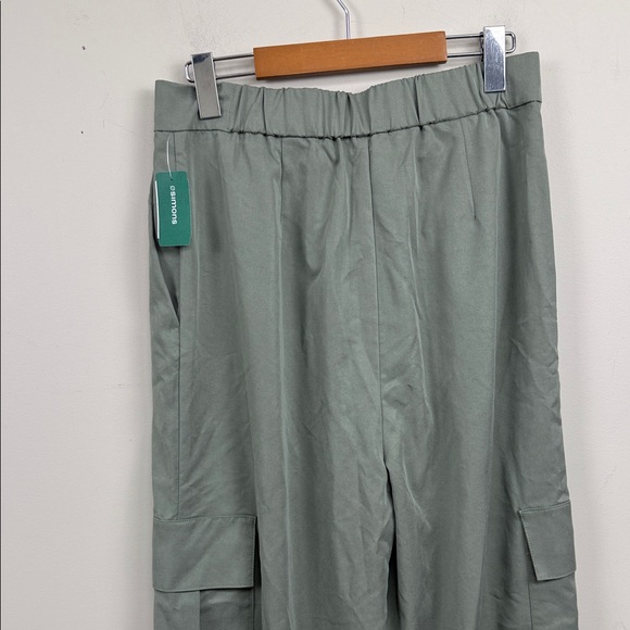 NEW Soaked In Luxury Kellie Cargo Trousers, Green large - Picture 13 of 15